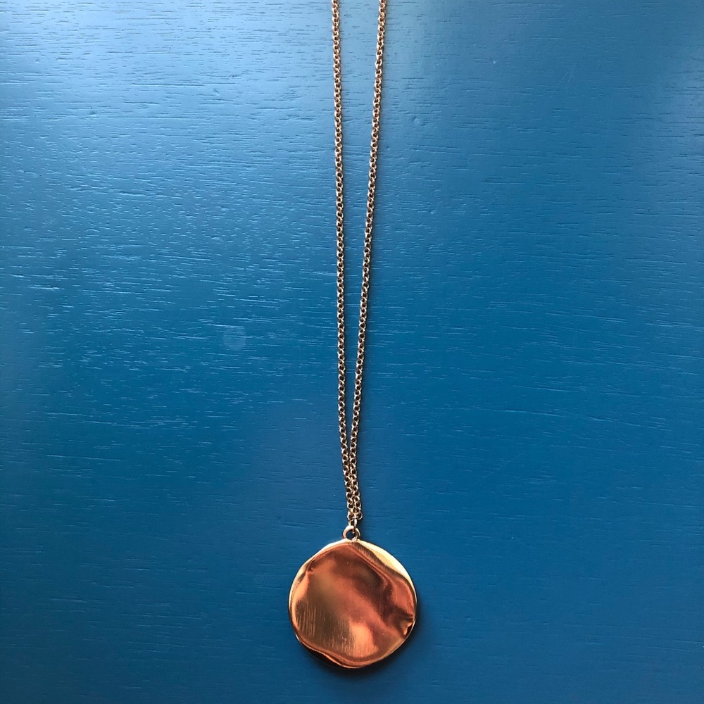 J. Crew Gold Pendant Necklace